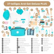 Bebe Basic Deluxe Wooden Doctor Set  Art.283923 Drosmīgā ārsta komplekts