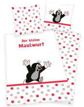 Cover set -  2 pcs - 135x100, 40x60 - MAŁY KRECIK - PINK or TURKUS