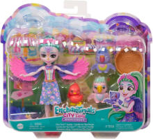 Кукла - 04659 - ENCHANTIMALS - ГЛАВНАЯ УЛИЦА - ФИЛИЯ ФИНЧ - СЕМЬЯ ПАРОТ