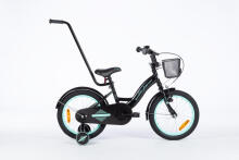 Bicycle - XXV- TOMABIKE 16"  - PLATINUM - BLACK / TURKUS