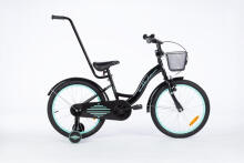 Velosipēds - XXV - TOMABIKE 20" - PLATĪNS - MELNS / TURKUS
