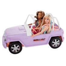 Lelle -  54531 - komplekts - BARBIE - MAŠĪNA UN LAIVA + 2 LELLES