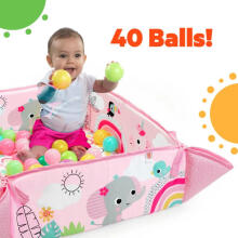 Play mat - 12625 - ACTIVITY GYM & BALL PIT - RAINBOW TROPICS