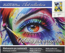 Gleznošana pēc numuriem - 45971 - ZILIE PUTNI - izmērs 40x50 cm