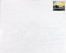 Painting by the numbers - 50654 - HORSES- size 40x50 cm
