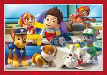 Clementoni Paw Patrol 4 in 1  Art.21513 Набор пазлов 4 в 1  Щенячий патруль