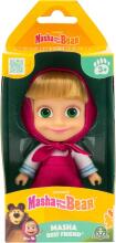Masha and Bear Toys  Art.MHA001  Lelle Maša no bērnu iemīļotās multiplikācijas filmiņas „Maša un Lācis”