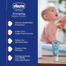 Chicco Baby Moments Diaper Cream Sensitive Skin Art.285147 Anti-diaper rash cream for diapers, 100 ml