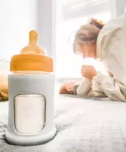 HEVEA 100% Natural Latex Bottle Nipple – ECO, VEGAN & Non-Toxic (3–24 months, 1 pcs) | Compatible with Standard Bottles (Medela, NUK, Bibs, Canpol) | Ultra Soft, Skin-Like Feel