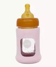 HEVEA 100% Natural Latex Bottle Nipple – ECO, VEGAN & Non-Toxic (3–24 months, 1 pcs) | Compatible with Standard Bottles (Medela, NUK, Bibs, Canpol) | Ultra Soft, Skin-Like Feel