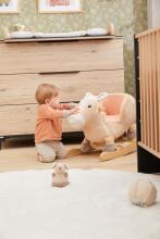 Rocking  Chair Horse Art.285152  Мягкое кресло-качалка с поддержкой спинки