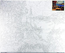 Рисование по номерам - 45834 - ЗАЛИВ - размер 40x50 см