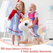 Rocking  Chair Unicorn Art.285414 Мягкое кресло-качалка с поддержкой спинки