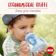 Nuk First Choice Art.285628 Mācību pudelīte un termokontroli ar silikona snīpīti, 150ml (6-18 mēn.)