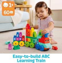 Mega Bloks Building Basics Abc Learning Train Art.964835 Konstruktors vilciens ar alfabētu