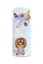 Diaper - 30558 - FLANNEL PRINT - EGA - TIGER the PILOT - size 70x80 cm