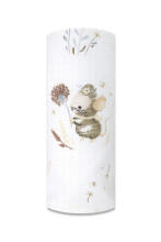 Подгузник - 31272 - TETRA PRINT - EGA - МЫШЬ с КОРИЧНЕВЫМ ОДУВАНЧИКОМ - размер 70x80 см