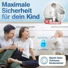 Mutkind Baby Cabinet Lock Art.285872 Защита для выдвижных ящиков /холодильника,1 шт