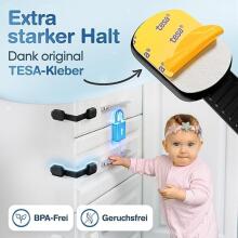 Mutkind Baby Cabinet Lock Art.285873 Black  Drawer/refrigerator protection,1 psc