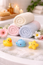 Bebe Basic Cotton Baby Towel  Art.285886 Grey Bērnu kokvilnas frotē dvielis 30x30cm (100% kokvilna)
