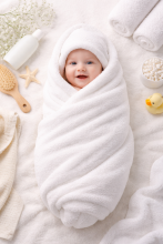 Bebe Basic Cotton Baby Towel  Art.285886 Grey Bērnu kokvilnas frotē dvielis 30x30cm (100% kokvilna)
