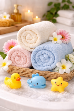 Bebe Basic Cotton Baby Towel  Art.285911 Brown Bērnu kokvilnas frotē dvielis 75x150cm (100% kokvilna)