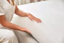 La Bebe™ Breathable 3D Air Fiber mattress with coconut coir layer DREAM for bed 120×80, 80×52 cm