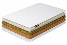 La Bebe™ Natural coconut fiber and sea grass mattress, SLEEP 120×60×9 cm (6 cm coconut + 2 cm sea grass)
