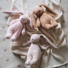 Moonie 2.0 Organic Humming Bunny Art.285921 Grey Children's night light "Bunny", from 0 months.