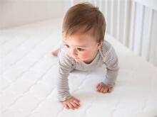La Bebe™ Natural coconut fiber and PPU foam mattress for bed 120×60×9 cm (6 cm coconut + 2 cm PPU foam)