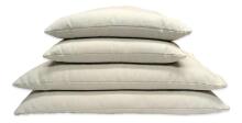 La bebe™ Pillow Eco Velvet 40x60 Art.73103 Beige/Grey 40x60 with ECO buckwheat filling