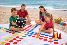 Bebe Basic Riču Raču Art.L101514001 Large classic game Richu-Rachu 1 x 1 m + bag