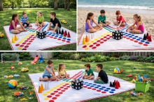 Bebe Basic Riču Raču Art.L101514001 Large classic game Richu-Rachu 1 x 1 m + bag