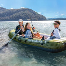 Inflatable boat Seahawk 3, 3-person, with pump and 2 oars, INTEX 66333