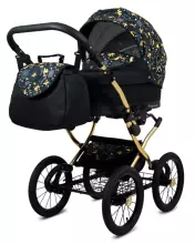 Babylux Margaret Gold Art.286157 Mint   Classic 3-in-1 baby stroller
