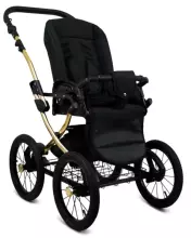 Babylux Margaret Gold Art.286161 White Dots Детская классическая коляска 3 в 1