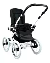 Babylux Margaret White Art.286171 Roses and Tulips Classic 3-in-1 baby stroller