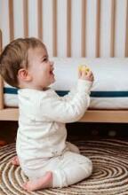 La Bebe™ mattress 120×60 cm Sleep, coconut fiber + seaweed + wool, 6 cm coconut + 2 cm seaweed
