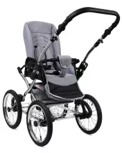 Babylux Margaret Exclusive Art.286184 Pansies and Roses  Classic 3-in-1 baby stroller