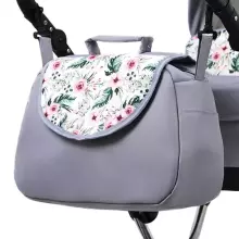 Babylux Margaret Exclusive Art.286185 Roses and Tulips Bērnu klasiskie ratiņi 3 vienā