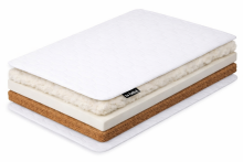 La Bebe™ mattress 120×60 cm Sleep, coconut fiber + PPU foam + wool, 6 cm coconut + 2 cm PPU foam