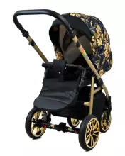 Babylux Color Lux Art.286192 Chili Flowers Универсальная коляска 3 в 1