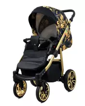 Babylux Color Lux Art.286192 Chili Flowers Универсальная коляска 3 в 1