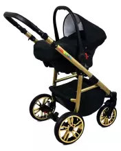 Babylux Color Lux Art.286201 Pansies and Roses Универсальная коляска 3 в 1