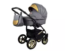 Babylux Gold Lux Art.286206 Bottle Green Универсальная коляска 3 в 1