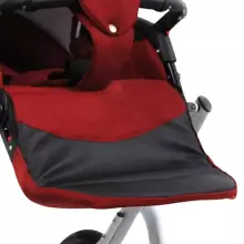 Babylux Rosso Art.286216 Bērnu klasiskie ratiņi 3 vienā