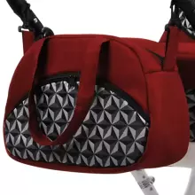 Babylux Rosso Art.286216 Bērnu klasiskie ratiņi 3 vienā