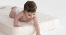 La Bebe™ matracis 140×70 cm Space, kokosšķiedra + PPU putas + aitas vilna, 6 cm kokos + 2 cm PPU putas