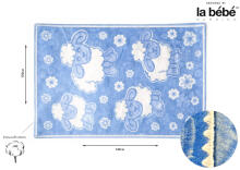 La bebe™ Soft Cotton Art.289785 Детский плед из особо мягкого хлопка 100x140 см