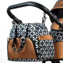 Babylux Miracle Art.286324 Black Deluxe  Universālie rati/ratiņi 3 in1